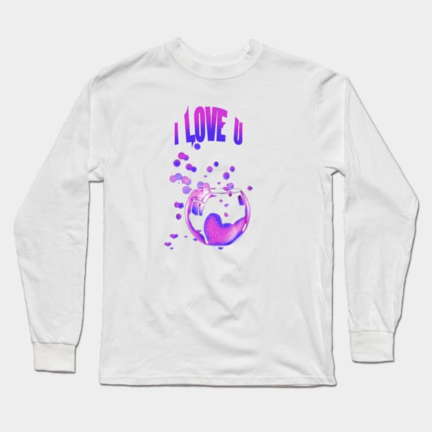 I love you Long Sleeve T-Shirt by KareemTengo